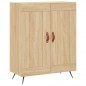vidaXL Highboard Sonoma-Eiche 69,5x34x180 cm Holzwerkstoff vidaXL Highboard Sonoma-Eiche 69,5x34x180 cm Holzwerkstoff