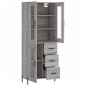 Highboard Grau Sonoma 69,5x34x180 cm Holzwerkstoff Highboard Grau Sonoma 69,5x34x180 cm Holzwerkstoff