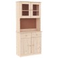 vidaXL Highboard ALTA 77x35x165 cm Massivholz Kiefer vidaXL Highboard ALTA 77x35x165 cm Massivholz Kiefer