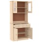 vidaXL Highboard ALTA 77x35x165 cm Massivholz Kiefer vidaXL Highboard ALTA 77x35x165 cm Massivholz Kiefer