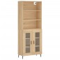 vidaXL Highboard Sonoma-Eiche 69,5x34x180 cm Holzwerkstoff vidaXL Highboard Sonoma-Eiche 69,5x34x180 cm Holzwerkstoff
