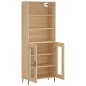 vidaXL Highboard Sonoma-Eiche 69,5x34x180 cm Holzwerkstoff vidaXL Highboard Sonoma-Eiche 69,5x34x180 cm Holzwerkstoff