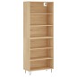 vidaXL Highboard Sonoma-Eiche 69,5x32,5x180 cm Holzwerkstoff vidaXL Highboard Sonoma-Eiche 69,5x32,5x180 cm Holzwerkstoff
