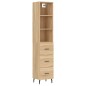 vidaXL Highboard Sonoma-Eiche 34,5x34x180 cm Holzwerkstoff vidaXL Highboard Sonoma-Eiche 34,5x34x180 cm Holzwerkstoff