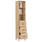 vidaXL Highboard Sonoma-Eiche 34,5x34x180 cm Holzwerkstoff vidaXL Highboard Sonoma-Eiche 34,5x34x180 cm Holzwerkstoff