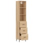 vidaXL Highboard Sonoma-Eiche 34,5x34x180 cm Holzwerkstoff vidaXL Highboard Sonoma-Eiche 34,5x34x180 cm Holzwerkstoff
