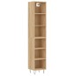 vidaXL Highboard Sonoma-Eiche 34,5x32,5x180 cm Holzwerkstoff vidaXL Highboard Sonoma-Eiche 34,5x32,5x180 cm Holzwerkstoff