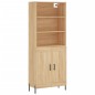vidaXL Highboard Sonoma-Eiche 69,5x34x180 cm Holzwerkstoff vidaXL Highboard Sonoma-Eiche 69,5x34x180 cm Holzwerkstoff