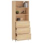 vidaXL Highboard Sonoma-Eiche 69,5x34x180 cm Holzwerkstoff vidaXL Highboard Sonoma-Eiche 69,5x34x180 cm Holzwerkstoff