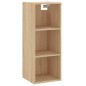 vidaXL Highboard Sonoma-Eiche 34,5x32,5x180 cm Holzwerkstoff vidaXL Highboard Sonoma-Eiche 34,5x32,5x180 cm Holzwerkstoff