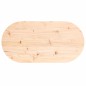 Tischplatte 80x40x2,5 cm Massivholz Kiefer Oval Tischplatte 80x40x2,5 cm Massivholz Kiefer Oval