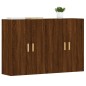 vidaXL Wandschränke 2 Stk. Braun Eichen-Optik Holzwerkstoff vidaXL Wandschränke 2 Stk. Braun Eichen-Optik Holzwerkstoff
