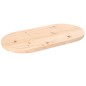Tischplatte 60x30x2,5 cm Massivholz Kiefer Oval Tischplatte 60x30x2,5 cm Massivholz Kiefer Oval