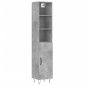 vidaXL Highboard Betongrau 34,5x34x180 cm Holzwerkstoff vidaXL Highboard Betongrau 34,5x34x180 cm Holzwerkstoff