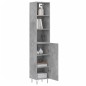 vidaXL Highboard Betongrau 34,5x34x180 cm Holzwerkstoff vidaXL Highboard Betongrau 34,5x34x180 cm Holzwerkstoff