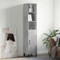 vidaXL Highboard Betongrau 34,5x34x180 cm Holzwerkstoff vidaXL Highboard Betongrau 34,5x34x180 cm Holzwerkstoff