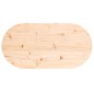 Tischplatte 60x30x2,5 cm Massivholz Kiefer Oval Tischplatte 60x30x2,5 cm Massivholz Kiefer Oval