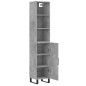 vidaXL Highboard Betongrau 34,5x34x180 cm Holzwerkstoff vidaXL Highboard Betongrau 34,5x34x180 cm Holzwerkstoff
