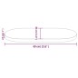 Tischplatte 60x30x2,5 cm Massivholz Kiefer Oval Tischplatte 60x30x2,5 cm Massivholz Kiefer Oval