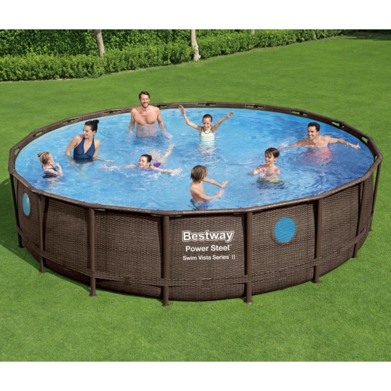 Bestway Power Steel Swimmingpool Set 549x122 cm Bestway Power Steel Swimmingpool Set 549x122 cm