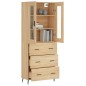 vidaXL Highboard Sonoma-Eiche 69,5x34x180 cm Holzwerkstoff vidaXL Highboard Sonoma-Eiche 69,5x34x180 cm Holzwerkstoff