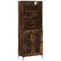 vidaXL Highboard Räuchereiche 69,5x34x180 cm Holzwerkstoff vidaXL Highboard Räuchereiche 69,5x34x180 cm Holzwerkstoff