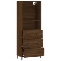 vidaXL Highboard Braun Eichen-Optik 69,5x34x180 cm Holzwerkstoff vidaXL Highboard Braun Eichen-Optik 69,5x34x180 cm Holzwerkstoff