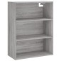 vidaXL Highboard Grau Sonoma 69,5x34x180 cm Holzwerkstoff vidaXL Highboard Grau Sonoma 69,5x34x180 cm Holzwerkstoff