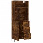 vidaXL Highboard Räuchereiche 69,5x34x180 cm Holzwerkstoff vidaXL Highboard Räuchereiche 69,5x34x180 cm Holzwerkstoff