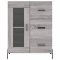 Highboard Grau Sonoma 69,5x34x180 cm Holzwerkstoff Highboard Grau Sonoma 69,5x34x180 cm Holzwerkstoff