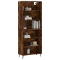 vidaXL Highboard Räuchereiche 69,5x32,5x180 cm Holzwerkstoff vidaXL Highboard Räuchereiche 69,5x32,5x180 cm Holzwerkstoff
