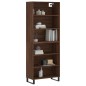 vidaXL Highboard Braun Eichen-Optik 69,5x32,5x180 cm Holzwerkstoff vidaXL Highboard Braun Eichen-Optik 69,5x32,5x180 cm Holzwerkstoff