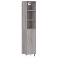 vidaXL Highboard Grau Sonoma 34,5x34x180 cm Holzwerkstoff vidaXL Highboard Grau Sonoma 34,5x34x180 cm Holzwerkstoff