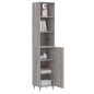 vidaXL Highboard Grau Sonoma 34,5x34x180 cm Holzwerkstoff vidaXL Highboard Grau Sonoma 34,5x34x180 cm Holzwerkstoff