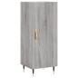 vidaXL Highboard Grau Sonoma 34,5x34x180 cm Holzwerkstoff vidaXL Highboard Grau Sonoma 34,5x34x180 cm Holzwerkstoff