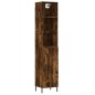 vidaXL Highboard Räuchereiche 34,5x34x180 cm Holzwerkstoff vidaXL Highboard Räuchereiche 34,5x34x180 cm Holzwerkstoff