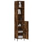 vidaXL Highboard Räuchereiche 34,5x34x180 cm Holzwerkstoff vidaXL Highboard Räuchereiche 34,5x34x180 cm Holzwerkstoff