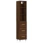 vidaXL Highboard Braun Eichen-Optik 34,5x34x180 cm Holzwerkstoff vidaXL Highboard Braun Eichen-Optik 34,5x34x180 cm Holzwerkstoff
