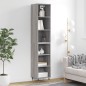 vidaXL Highboard Grau Sonoma 34,5x32,5x180 cm Holzwerkstoff vidaXL Highboard Grau Sonoma 34,5x32,5x180 cm Holzwerkstoff