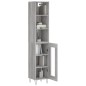 vidaXL Highboard Grau Sonoma 34,5x34x180 cm Holzwerkstoff vidaXL Highboard Grau Sonoma 34,5x34x180 cm Holzwerkstoff