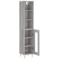 vidaXL Highboard Grau Sonoma 34,5x34x180 cm Holzwerkstoff vidaXL Highboard Grau Sonoma 34,5x34x180 cm Holzwerkstoff