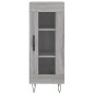 vidaXL Highboard Grau Sonoma 34,5x34x180 cm Holzwerkstoff vidaXL Highboard Grau Sonoma 34,5x34x180 cm Holzwerkstoff