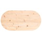 Tischplatte 70x35x2,5 cm Massivholz Kiefer Oval Tischplatte 70x35x2,5 cm Massivholz Kiefer Oval