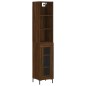 vidaXL Highboard Braun Eichen-Optik 34,5x34x180 cm Holzwerkstoff vidaXL Highboard Braun Eichen-Optik 34,5x34x180 cm Holzwerkstoff