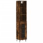vidaXL Highboard Räuchereiche 34,5x34x180 cm Holzwerkstoff vidaXL Highboard Räuchereiche 34,5x34x180 cm Holzwerkstoff