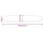 Tischplatte 70x35x2,5 cm Massivholz Kiefer Oval Tischplatte 70x35x2,5 cm Massivholz Kiefer Oval