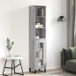 vidaXL Highboard Grau Sonoma 34,5x34x180 cm Holzwerkstoff vidaXL Highboard Grau Sonoma 34,5x34x180 cm Holzwerkstoff