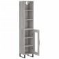 vidaXL Highboard Grau Sonoma 34,5x34x180 cm Holzwerkstoff vidaXL Highboard Grau Sonoma 34,5x34x180 cm Holzwerkstoff