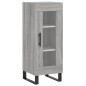 vidaXL Highboard Grau Sonoma 34,5x34x180 cm Holzwerkstoff vidaXL Highboard Grau Sonoma 34,5x34x180 cm Holzwerkstoff