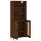 vidaXL Highboard Braun Eichen-Optik 69,5x34x180 cm Holzwerkstoff vidaXL Highboard Braun Eichen-Optik 69,5x34x180 cm Holzwerkstoff